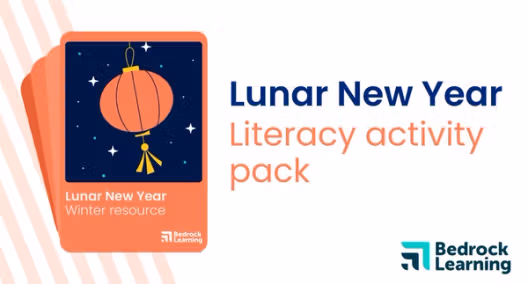 Image for Lunar New Year literacy activity pack