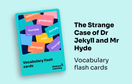 Image for Jekyll & Hyde vocabulary flash cards