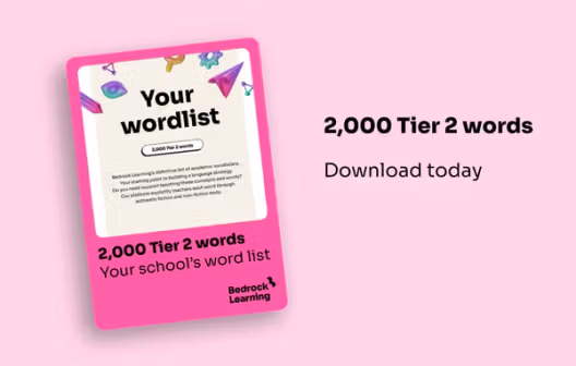 Image for 2,000 Tier 2 words