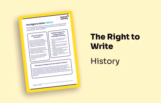 Image for The Right to Write: History