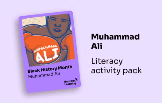 Image for Black History Month resource: Muhammad Ali