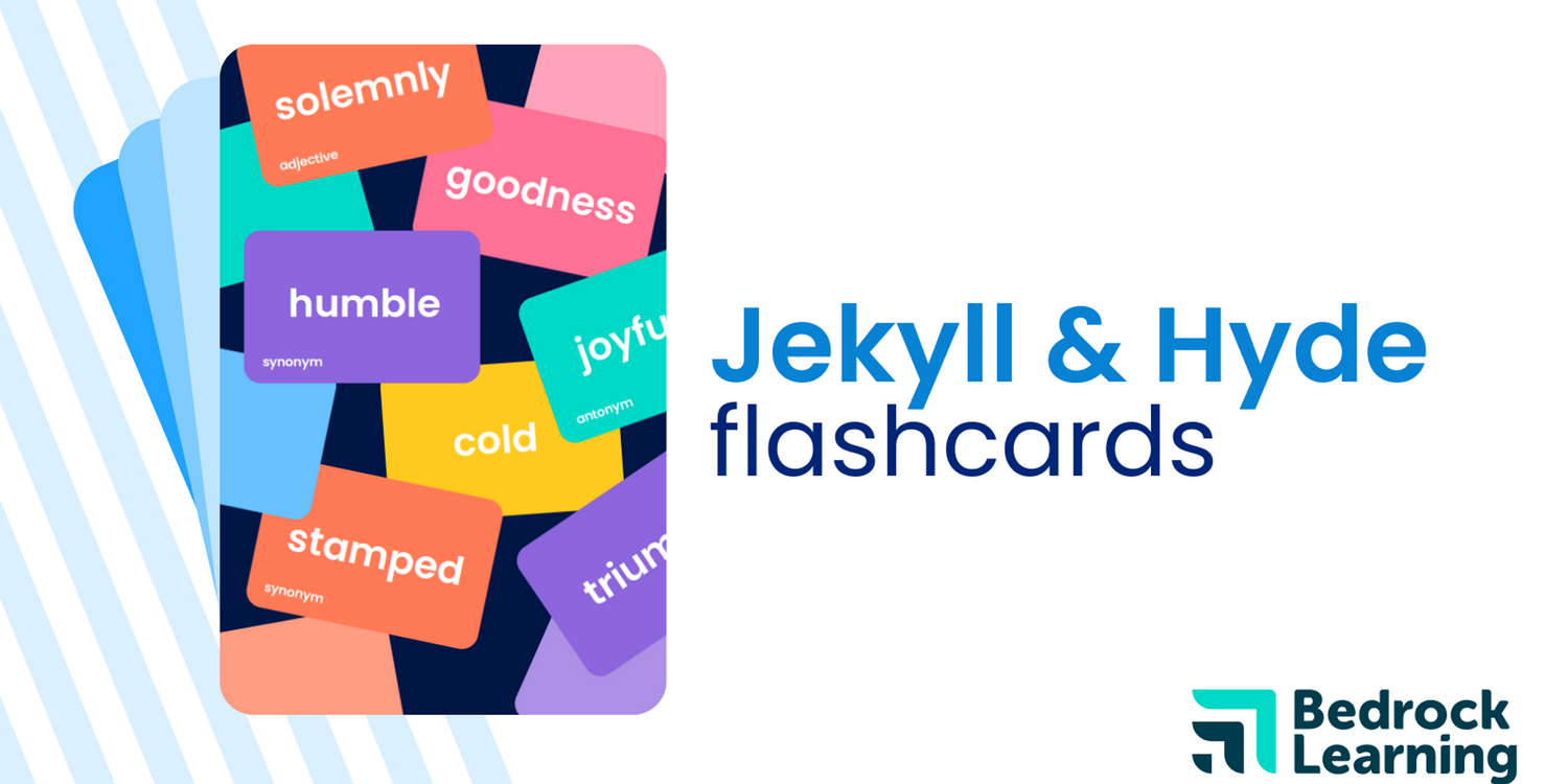 Jekyll and Hyde vocabulary flashcards