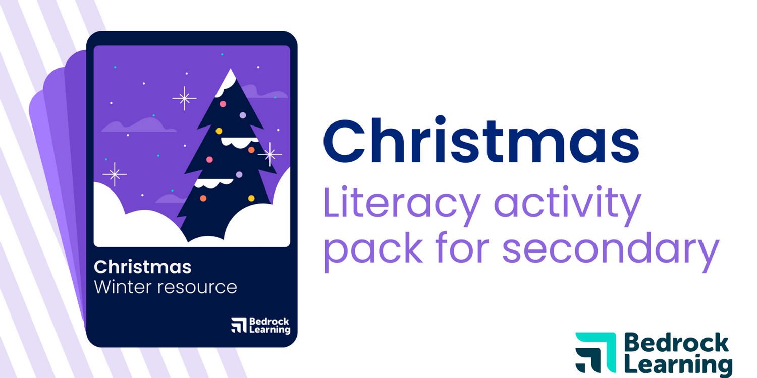 Christmas literacy activity pack for secondary